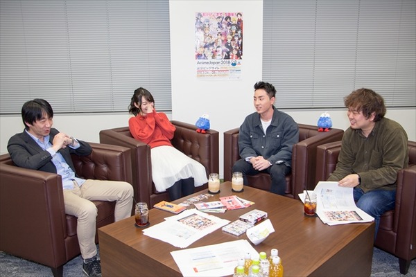 左から北村耕太さん、藤田茜さん、鈴木崚汰さん、野島鉄平さん