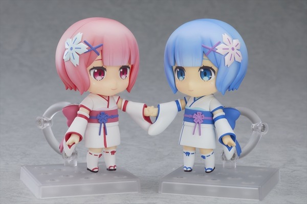 ねんどろいど ラム＆レム 幼少期Ver. 5,556円（税抜） (C)長月達平・株式会社KADOKAWA刊／Re:ゼロから始める異世界生活製作委員会