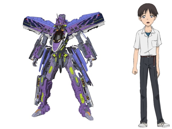 『新幹線変形ロボ シンカリオン』シンカリオン＆碇シンジ 500 TYPE EVA(C)PJ-S・J/S・TBS (C)カラー