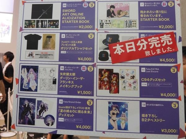 「コミックマーケット94」アニプレックスブース