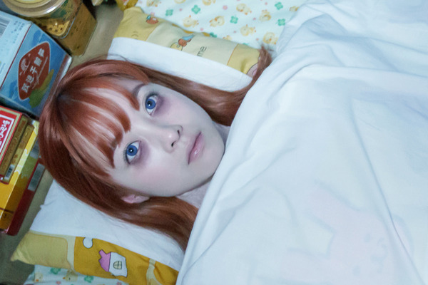 dTVオリジナルドラマ『銀魂2 -世にも奇妙な銀魂ちゃん-』第1話「眠れないアル篇」場面カット(C)空知英秋／集英社 (C)2018映画「銀魂2」製作委員会 (C)2018 エイベックス通信放送