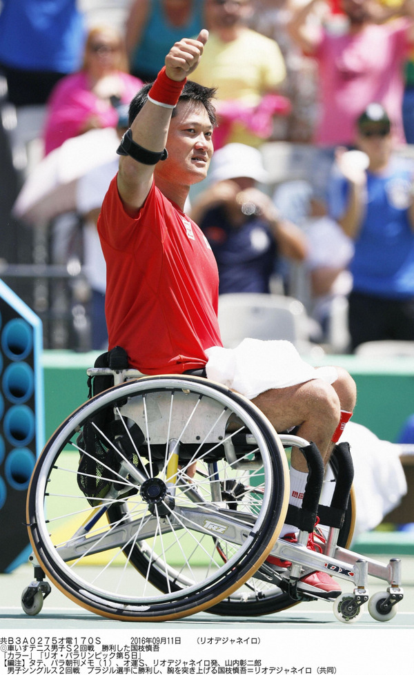 車椅子テニス「国枝 慎吾選手」宣材写真