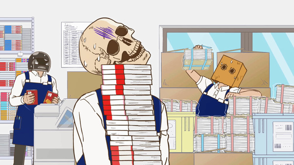 『ガイコツ書店員 本田さん』PVカット (C)本田・KADOKAWA/ガイコツ書店員本田さん製作委員会