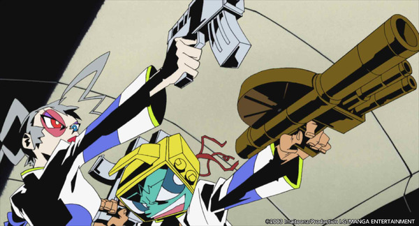 『DEAD LEAVES』(C)2003 Imaitoonz/Production I.G/MANGA ENTERTAINMENT