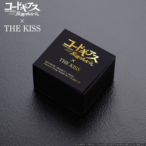 「コードギアス 反逆のルルーシュ × THE KISS」コラボジュエリー  オリジナルBOX (C)SUNRISE／PROJECT L-GEASS　Character Design (C)2006-2017 CLAMP・ST