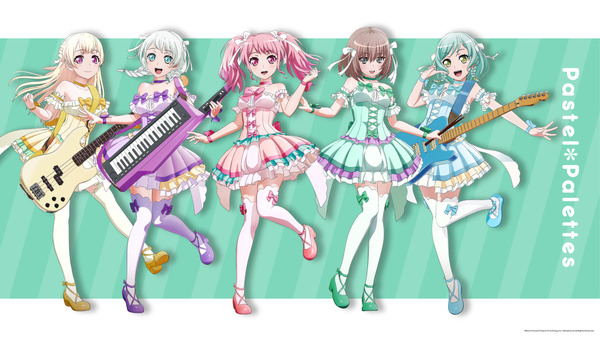 Pastel*Palettes メンバーイラスト (C)BanG Dream! Project (C)Craft Egg Inc. (C)bushiroad All Rights Reserved.