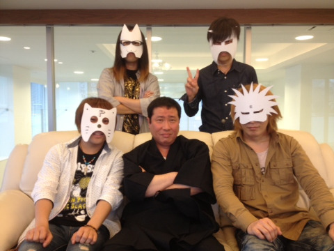 流田Projectと車田正美さん（中央）