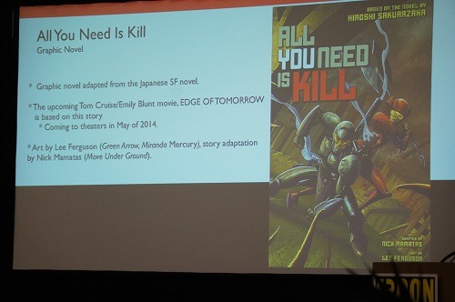 VIZ Mediaパネル　2014年の映画公開でグラフィックも発売「All You Need Is Kill」