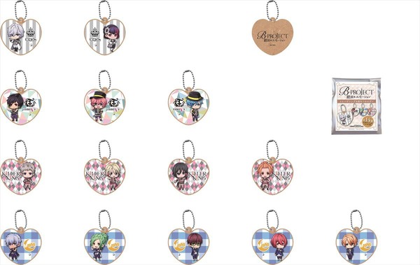 『B-PROJECT～絶頂＊エモーション～』トレーディング木製キーホルダー　500円（C）MAGES.／Team B-PRO2