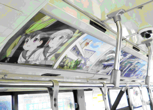 国際興業・アニメ「ヤマノススメ」ラッピングバス
