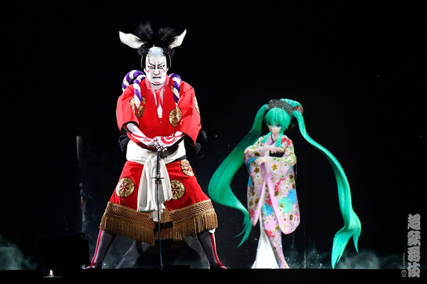 「ニコニコ超会議 2019」中村獅童と初音ミクの共演 「超歌舞伎」（C）超歌舞伎