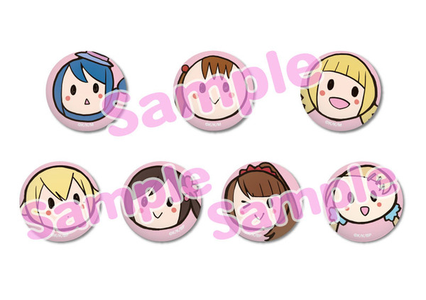 コラボ記念ランダム缶バッジ（全7種）500円（税込）（C）2017 カツヲ／ＫＡＤＯＫＡＷＡアスキー・メディアワークス／三ツ星カラーズ製作委員会（C）2018 カツヲ／ＫＡＤＯＫＡＷＡ／ひとりぼっちの製作委員会