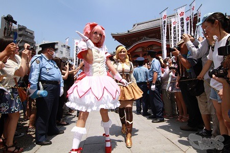 コスプレパレードの様子