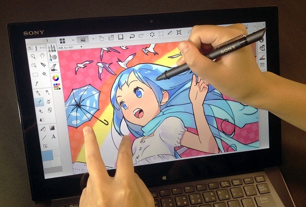 「CLIP STUDIO PAINT」@VAIO Duo 13