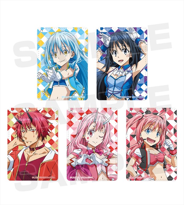 「転生したらアイドルだった件」描き下ろしイラスト　 1ポケットパスケース（全5種）価格：各1,800円（税別）（C）川上泰樹・伏瀬・講談社／転スラ製作委員会（R）KODANSHA