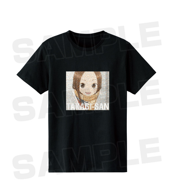 「高木さん モザイクアートTシャツ（全1種）」メンズ/サイズM、L、XL　3,800円（税別）