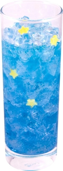 「Tokyo 7th Sisters Music Cafe」SEVENTH SISTERSのスターリースカイソーダ　　700円（C）2014 Donuts Co. Ltd. All Rights Reserved.