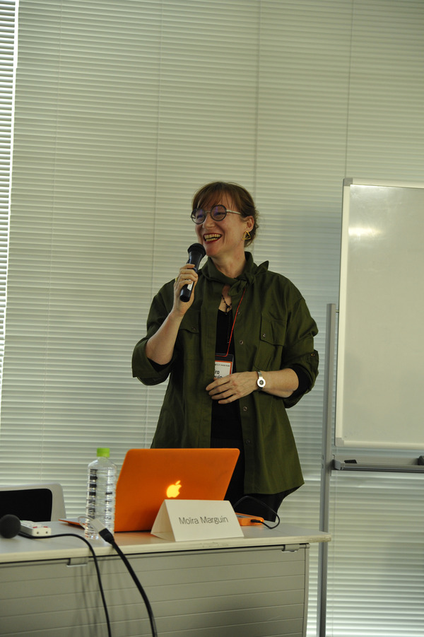 IMARTで16日に開かれたセッション「世界のアニメーション教育の今――フランス・ゴブランの場合」の様子