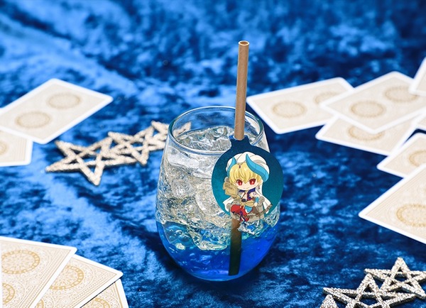「Fate/Grand Order -絶対魔獣戦線バビロニア- Limited Cafe」ICE DRINK 790 円 （ギルガメッシュ） （C）TYPE-MOON / FGO7 ANIME PROJECT