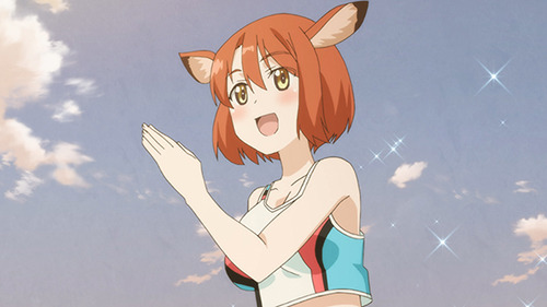 『群れなせ！シートン学園』第3話「愛するものたちと脱ぐもの－ミキとキングとシホの話－」先行カット（C） 山下文吾・Cygames／アニメ「群れなせ！シートン学園」製作委員会