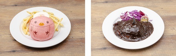 「セガコラボカフェ 〈物語〉シリーズ」フードメニュー　　各1,200円（税抜）（C）西尾維新／講談社・アニプレックス・シャフト　（C）SEGA