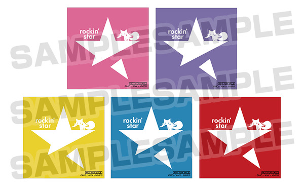 『魔法少女まどか☆マギカ』×「rockin'star」『ARMA BIANCA』限定　コラボロゴステッカー（全5種）（C）Magica Quartet／Aniplex・Madoka Movie Project Rebellion