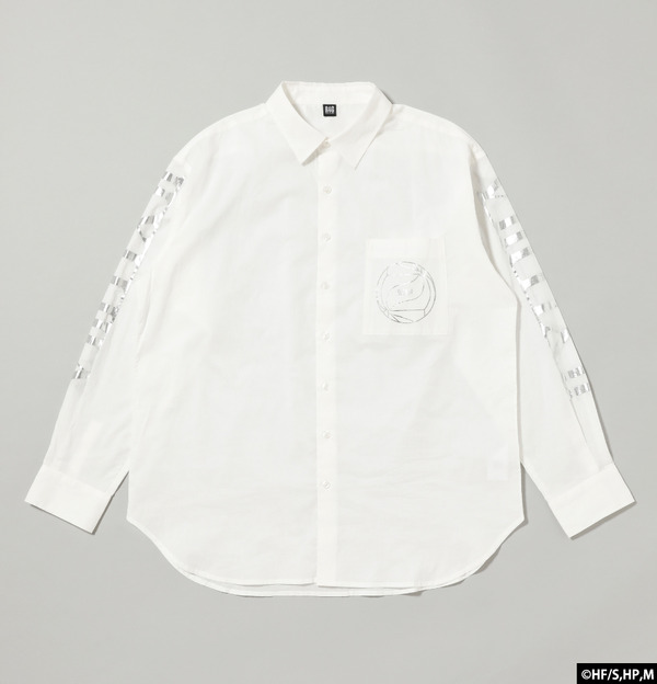 「Ｒ４Ｇ×ハイキュー!!」第2弾アイテム排球Pattern Long Shirt￥6,500（税抜）（C）古舘春一／集英社・「ハイキュー!!」製作委員会・MBS