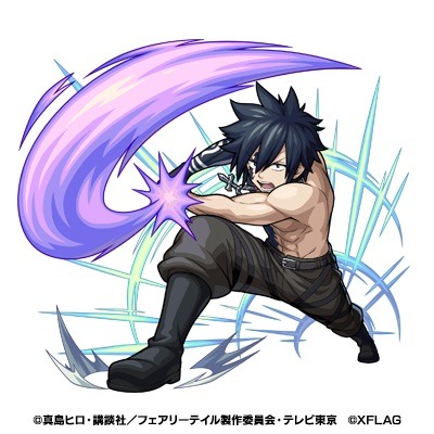 『FAIRY TAIL』×『モンスターストライク』「水属性 ★6　氷の造形魔導士　グレイ・フルバスター」（C）真島ヒロ・講談社/フェアリーテイル製作委員会・テレビ東京