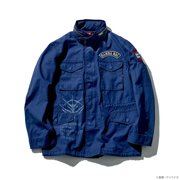 「STRICT-G × ALPHA INDUSTRIES M-65 フィールドジャケット 『機動戦士ガンダム』ランバ・ラルモデル」36,300円（税込／送料・手数料別途）（C）創通・サンライズ