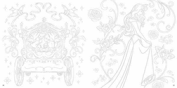 「素敵なディズニーストーリー 夢のなぞり絵」