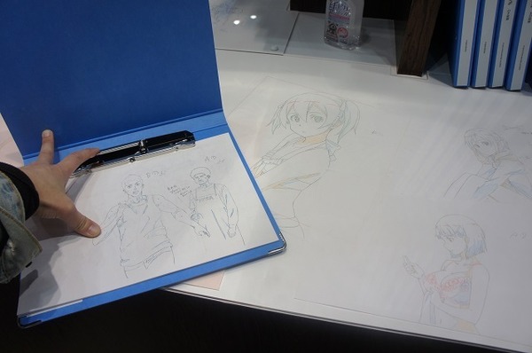 AnimeJapan 2014に出現した アニメ原画の図書館、その正体はA-1 Picturesブース
