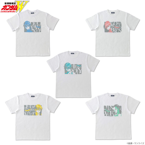 新機動戦記ガンダムW トライカラーアイテム Tシャツ 3,300円（税込）（C）創通・サンライズ