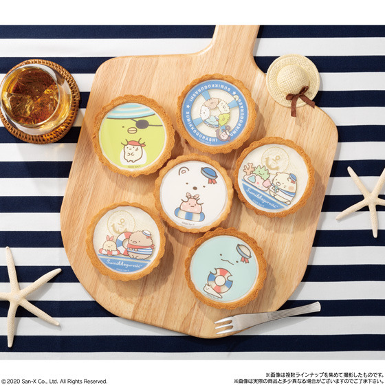 「すみっコぐらしタルト summer ver.」オープン価格（C）2020 San-X Co., Ltd. All Rights Reserved.
