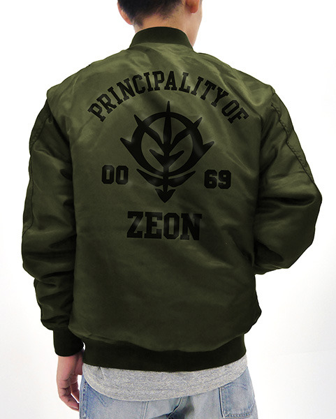 「ジオン軍 MA-1ジャケット MOSS」12,000円（税別）（C）創通・サンライズ