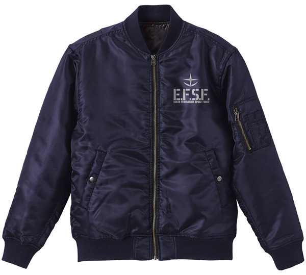 「地球連邦軍 MA-1ジャケット」12,000円（税別）（C）創通・サンライズ