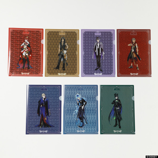 「7Character's A4 Clear File」各350円（税抜）（C）DISNEY