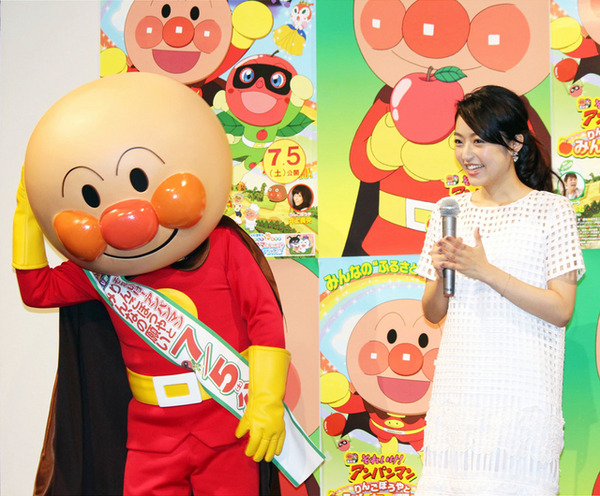 井上真央／『それいけ！アンパンマン　りんごぼうやとみんなの願い』製作発表会見