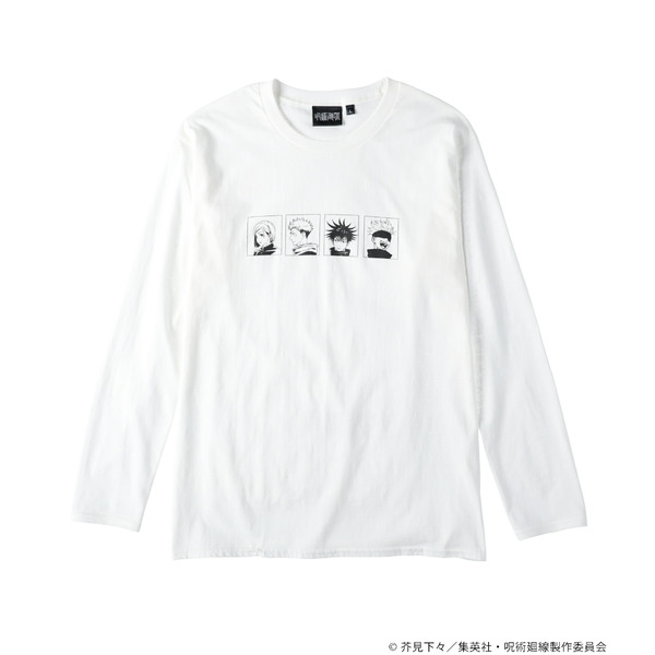 「ロングスリーブプリントTシャツ（呪術廻戦 x Right-on）」3,000円（税抜）（C）芥見下々／集英社・呪術廻戦製作委員会