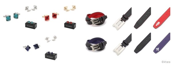 『エヴァンゲリオン』「カフス」「ベルト」（C）khara