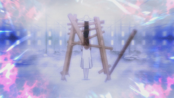 『裏世界ピクニック』第2話「八尺様サバイバル」先行カット（C）宮澤伊織・早川書房／DS研