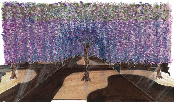 「ラグーナテンボス×『鬼滅の刃』追憶の試練 炭治郎の旅路」はじまりの藤の山（C）吾峠呼世晴／集英社・アニプレックス・ufotable