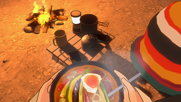 『ゆるキャン△ VIRTUAL CAMP ～本栖湖編～』場面カット（C）あfろ・芳文社／野外活動委員会（C）Gemdrops, Inc.