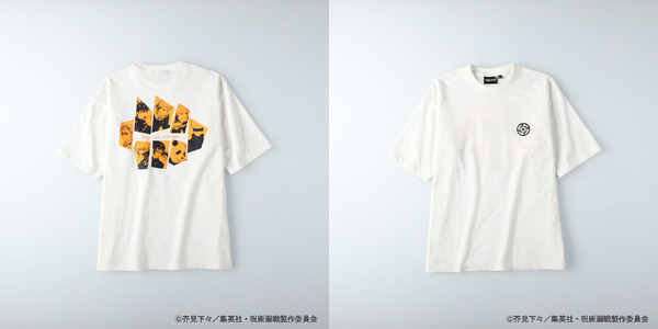 ＜MENS　プリントTシャツ＞3,300円（税込）（C）芥見下々／集英社 ・ 呪術廻戦製作委員会