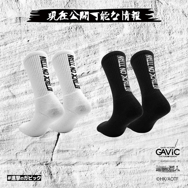 ON／OFFソックス 進撃の巨人（C）諫山創・講談社／「進撃の巨人」The Final Season製作委員会