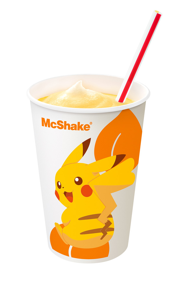 「スイーツトリオ フルーチュウ」マックシェイク 黄桃味（C）Nintendo･CR・GF・TX・SP・JK（C）Pokémon