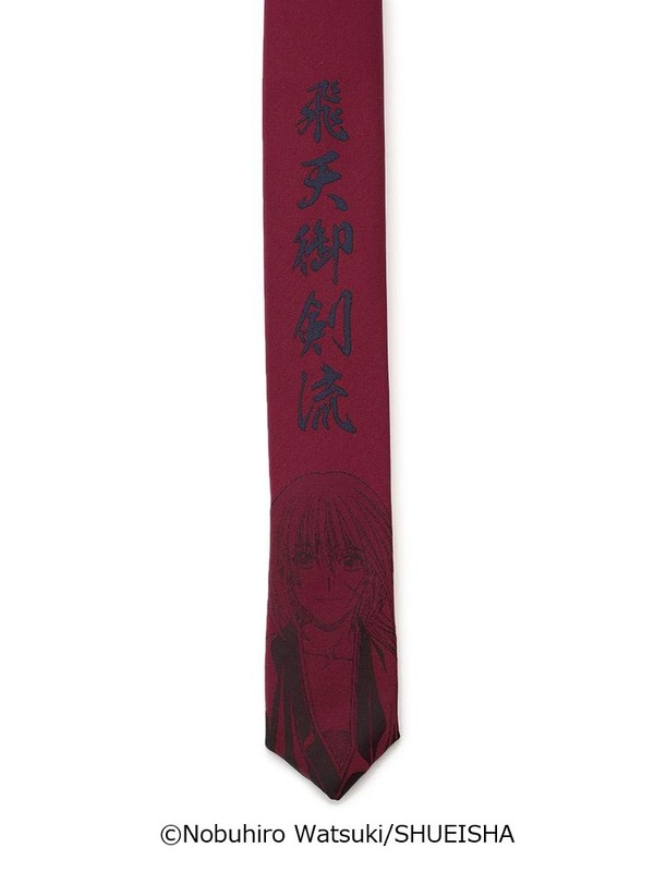 「るろうに剣心-明治剣客浪漫譚-」ネクタイ【緋村剣心】ワイン 1,990円（税抜）（C）和月伸宏／集英社