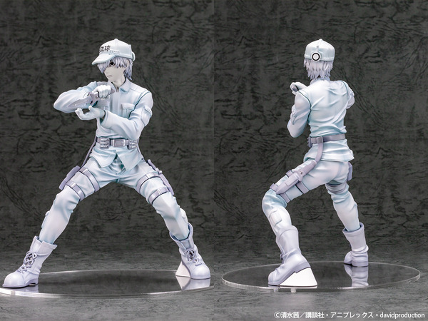 「はたらく細胞『白血球（好中球）』塗装済み完成品フィギュア」13,800円（税込）（C）清水茜／講談社・アニプレックス・davidproduction