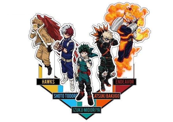 「『僕のヒーローアカデミア THE MOVIE　ワールド ヒーローズ ミッション』公開記念フェア in 東急ハンズ」アクリルスタンド（C）堀越耕平／集英社・僕のヒーローアカデミア製作委員会（C）2021「僕のヒーローアカデミアTHE MOVIE」製作委員会（C）堀越耕平／集英社