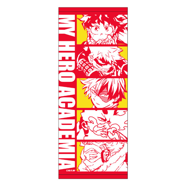 「『僕のヒーローアカデミア THE MOVIE　ワールド ヒーローズ ミッション』公開記念フェア in 東急ハンズ」フェイスタオル（C）堀越耕平／集英社・僕のヒーローアカデミア製作委員会（C）2021「僕のヒーローアカデミアTHE MOVIE」製作委員会（C）堀越耕平／集英社
