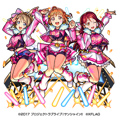 ラブライブ！サンシャイン!!」モンストと初コラボ！ Aqoursの新曲“KU